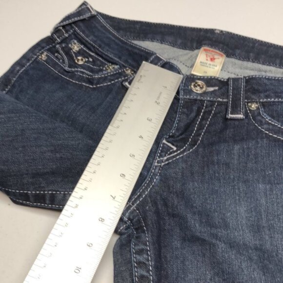 MADE IN USA 🇺🇸 LIKE NEW TRUE RELIGION SKINNY JEANS 29x32 🇺🇸 - Picture 8 of 11